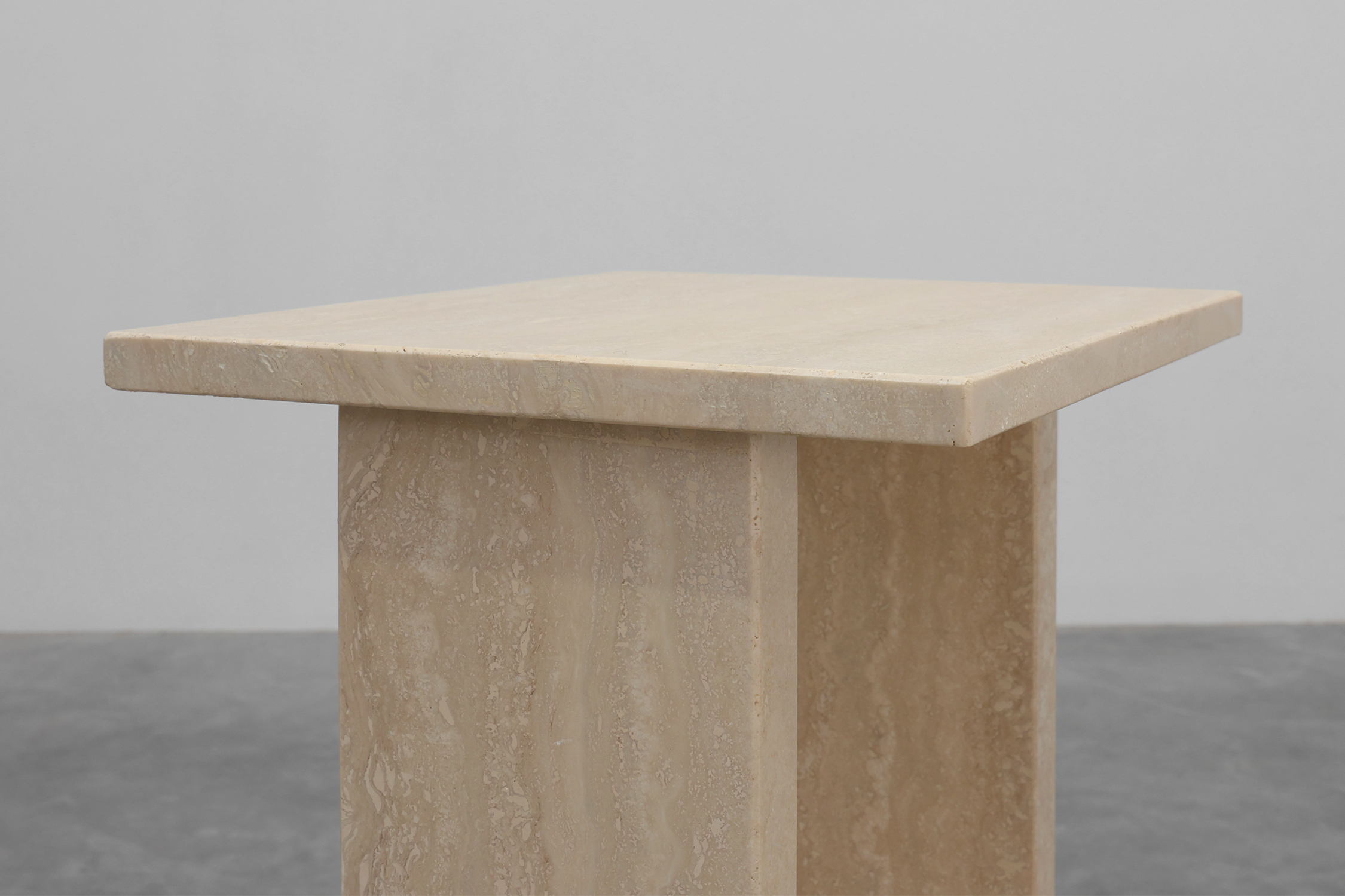 Mid-Century Travertine Console, Belgium 1980sthumbnail